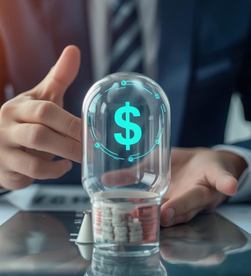 generate an image that visualizes the words _transparent, tailored, and trustworthy pricing_